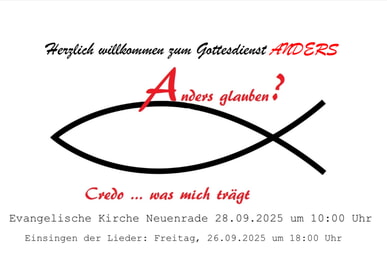 Gottesdienst Anders am 28.09.2025