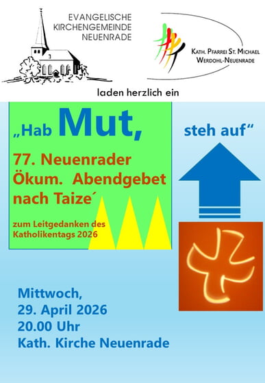 77. &Ouml;kum. Abendgebet nach Taiz&eacute;