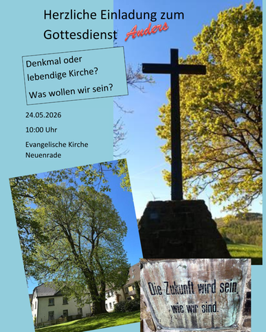 Pfingstgottesdienst Anders am 24.05.2026