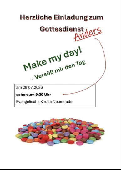 Gottesdienst Anders am 26.07.2026