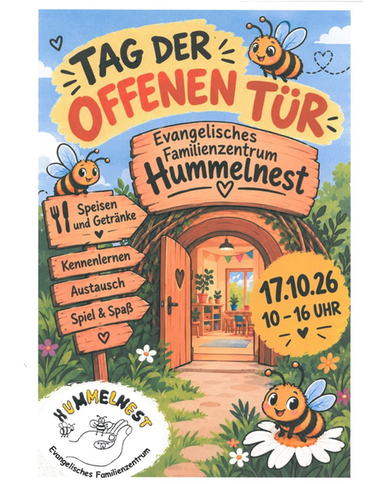 Tag der offenen T&uuml;r im Ev. Familienzentrum Hummelnest