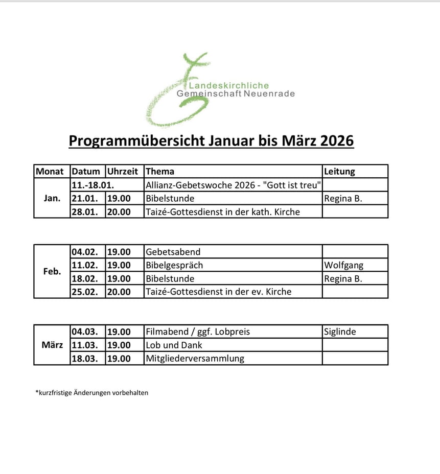 LKG Programm 2026-01
